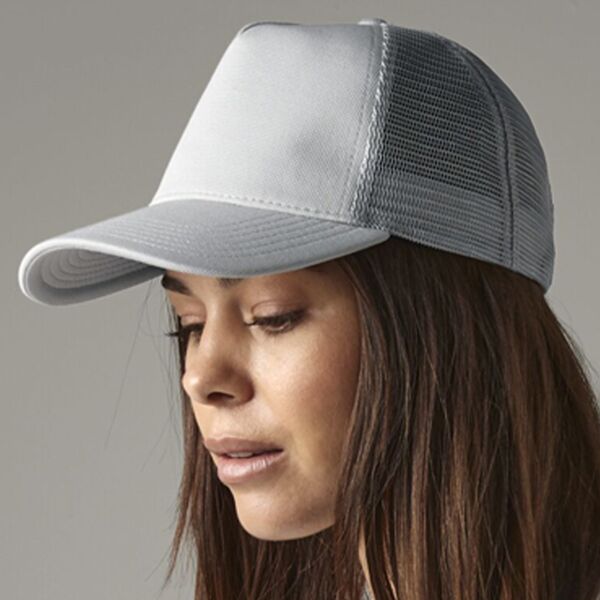 Beechfield Microknit Snapback Trucker Cap Thumbnail