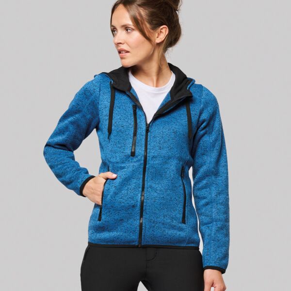 Proact Ladies Heather Hooded Jacket Thumbnail