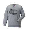 Russell Schoolgear Kids V Neck Sweatshirt Thumbnail