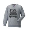 Russell Schoolgear Kids V Neck Sweatshirt Thumbnail