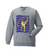 Russell Schoolgear Kids V Neck Sweatshirt Thumbnail